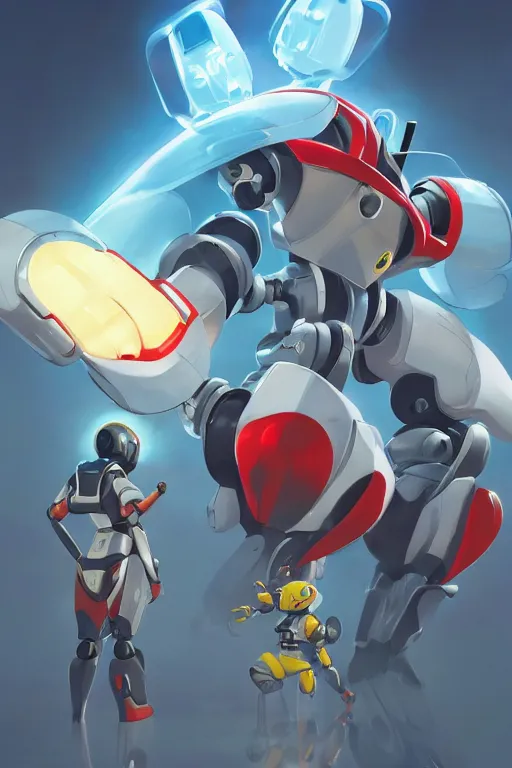 Image similar to metabots medabots medarotto medarot robot minimalist comics sharpen earth defense force tank, behance hd by jesper ejsing, by rhads, makoto shinkai and lois van baarle, ilya kuvshinov, rossdraws global illumination radiating a glowing aura ray tracing hdr