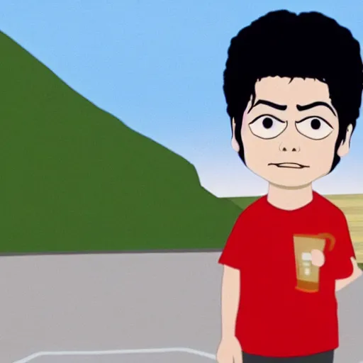 Image similar to michael jackson in south park