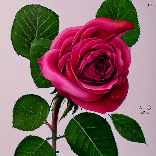 Image similar to botanical study, rose in progressive states of bloom, photorealistic, detailed, rose buds, budding roses, full bloom, partial bloom, scientific botanical illustration