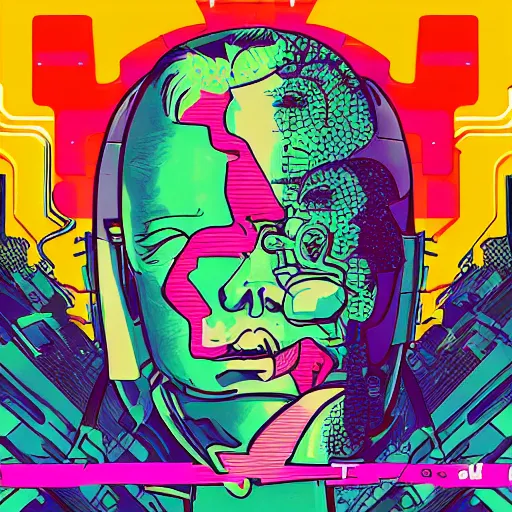 Image similar to lofi vaporwave retro futurism album artwork