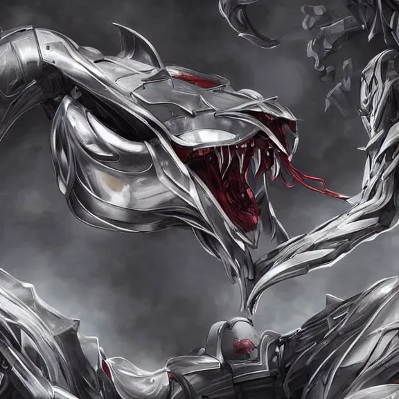 Image similar to detailed maw shot of a gigantic elegant beautiful stunning anthropomorphic hot robot mecha female dragon, swallowing a small human like it was dragon food, with sleek silver metal armor and cat ears, OLED visor over eyes, the human being consumed lays on the tongue, food pov, prey pov, micro pov, vore, digital art, mawshot, dragon vore, dragon maw, furry art, high quality, 8k 3D realistic, macro art, micro art, Furaffinity, Deviantart, Eka's Portal, G6