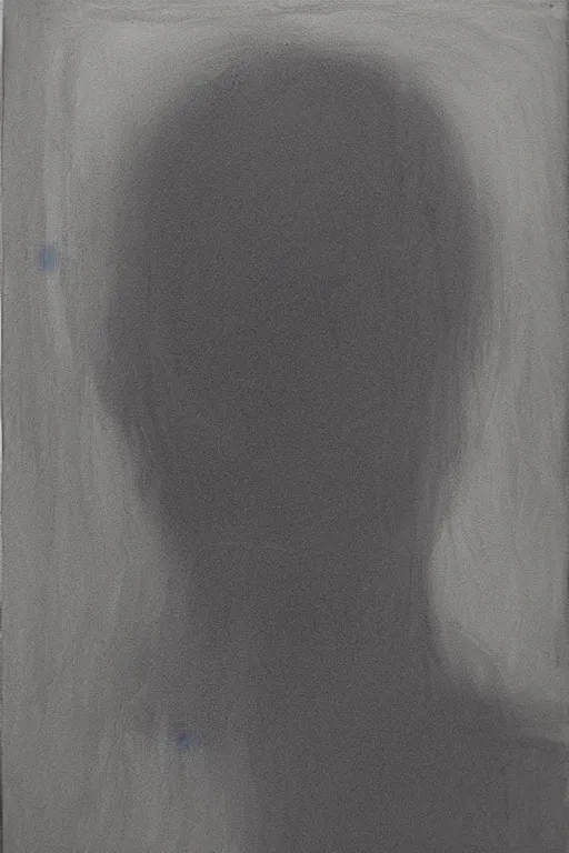 Prompt: inverted portrait, mysterious shadow dark scene graphite on canvas sketch