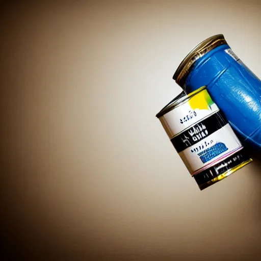 Image similar to can of paint, modern, professional photography, studio lighting