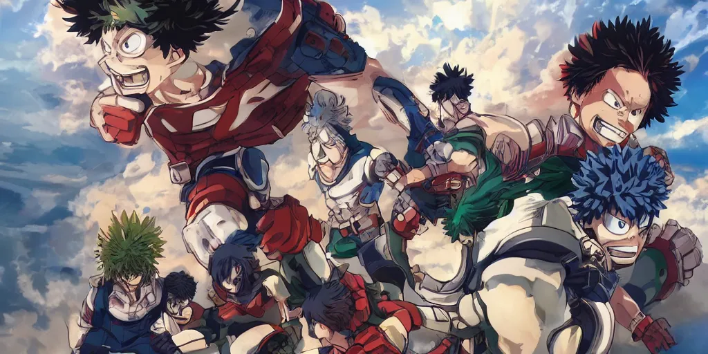 ArtStation - My Hero Academia Season 4 Poster