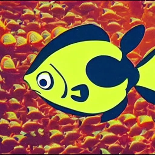 Image similar to obama as a fish, in the style of finding nemo, pixar animation, obama is a fish, pixar style