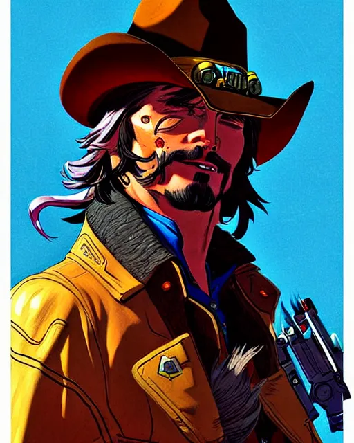 mccree from overwatch, space cowboy, character | Stable Diffusion | OpenArt