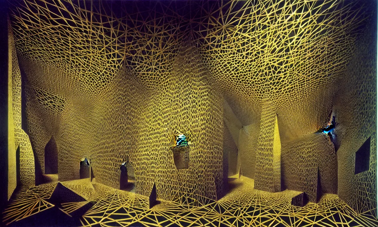 Prompt: building, jungle!!!!, kirigami, dichromatism, paradox, volumetric light, insanely detailed and intricate, hypermaximalist, elegant, ornate, hyper realistic, super detailed, by remedios varo uranga