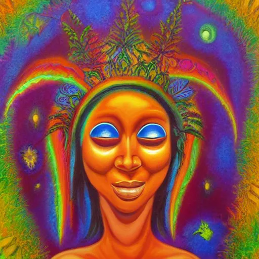 Image similar to ayahuasca visionary art, award winning oil painting