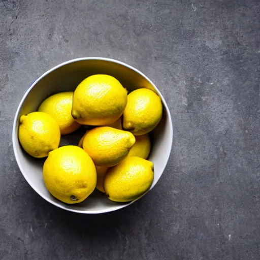 Image similar to bowl of lemons