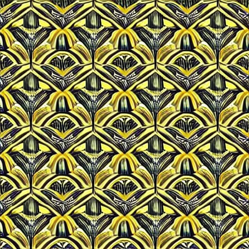 Image similar to symmetry, repeating pattern seamless, gold wall paper. art deco