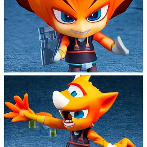 Image similar to nendoroid crash bandicoot