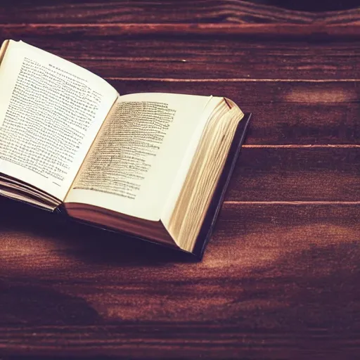 Prompt: a medium shot of a hard cover book sitting on a crowed desk, the book is closed, the cover shows a picture of icarus, beside the book is an ancient scroll, dark, single light, vignette, magic, fantasy, 4 k