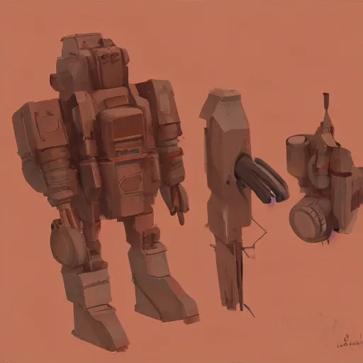 Prompt: painting of hardsurface form practice, big medium small, ian mcque