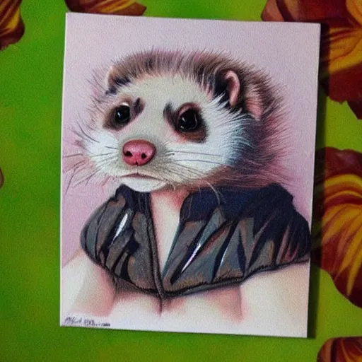 Image similar to Furry ferret art