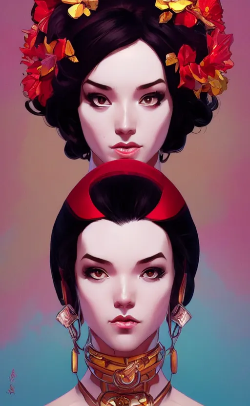 Prompt: jubilee, highly detailed, digital painting, artstation, standing, facing camera, concept art, smooth, sharp focus, illustration, art by artgerm and alphonse mucha, high definition digital art, dramatic lighting, in the style of ilya kuvshinov and Ross tran