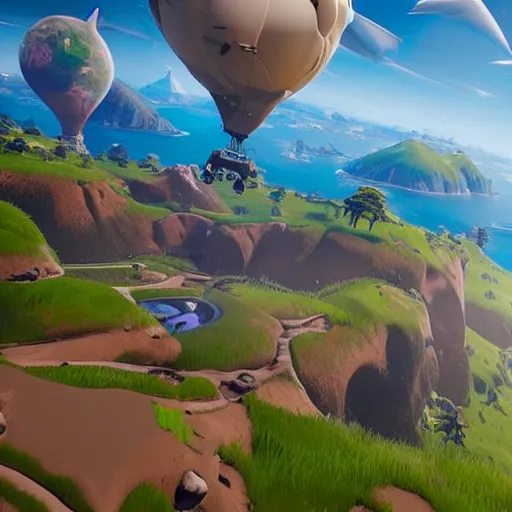 Image similar to Proof that the earth is flat, flat earther, hyper realistic, unreal engine, trending on artstation, fortnite