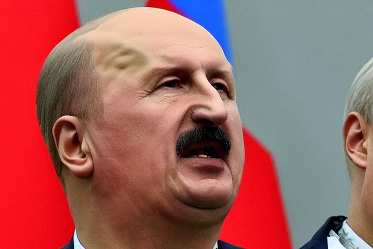 Prompt: russia captures trepanated brain of alexander lukashenko style claudio bravo