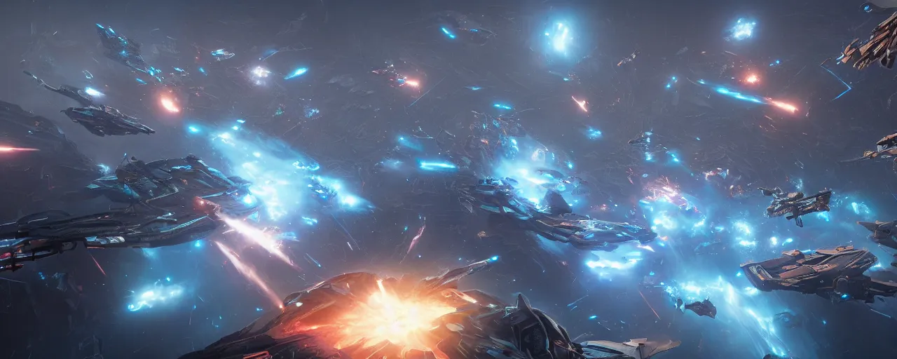 Image similar to the galactic battle near the alpha centauri, 8 k uhd, unreal engine, octane render in the artstyle of finnian macmanus, john park and greg rutkowski