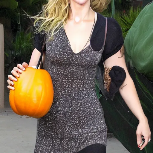 Prompt: amber heard made of gourd gourd intercross hybrid mix intercross hybrid mix