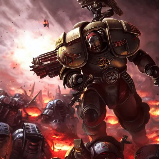 ArtStation - Blood Angels Death Company Marine.