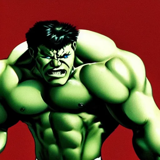 Image similar to white colored hulk