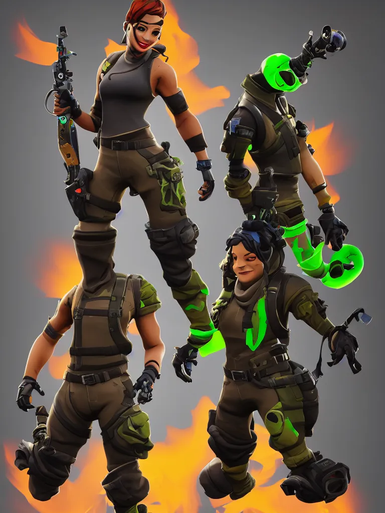 Prompt: fortnite character anthropomorphic pickle kind eyes and a derpy smile. flak jacket ammo bandolier cargo pants black combat boots. fortnite, unreal engine, highly detailed