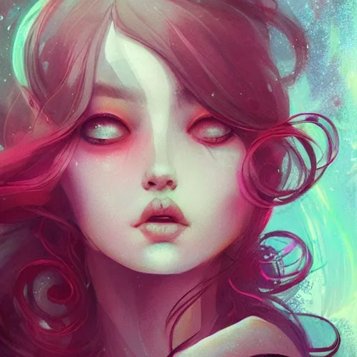 Prompt: a portrait in the style of anna dittmann and loish and ross tran.