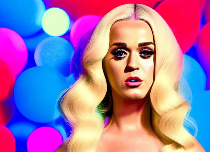 Prompt: katy perry with long blonde hair in a 1 9 8 0 s aesthetic shopping mall, soft surface texture, photo, soft led lights, 4 k, high detailed photography result, 5 0 mm lens, rich deep colors, smooth gradients, depth of field, cinematic, hyper realism, high detail, octane render, unreal engine 5, 8 k, vibrant colors