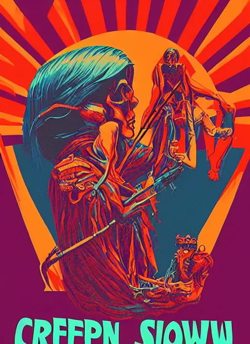 Image similar to Creepshow (1982) movie poster, Kilian Eng, detailed