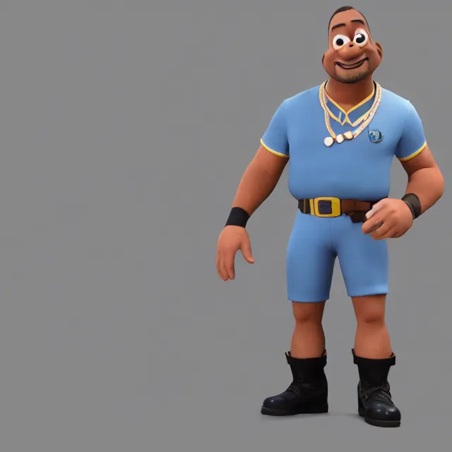 Image similar to will smith as a pixar disney character from up 2 0 0 9 unreal engine octane render 3 d render photorealistic