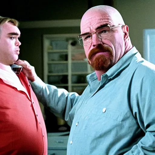 Image similar to john candy as walter white.