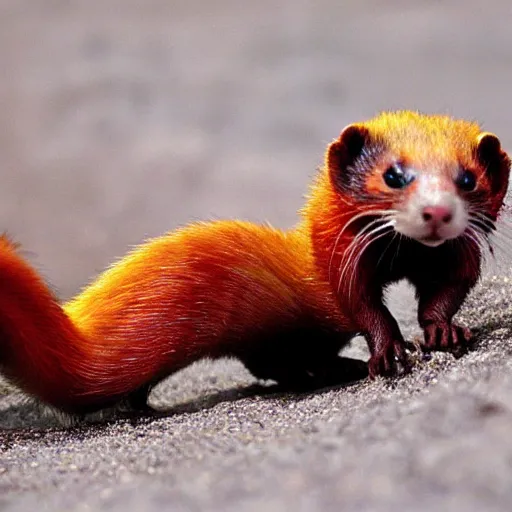 Image similar to fire ferrets