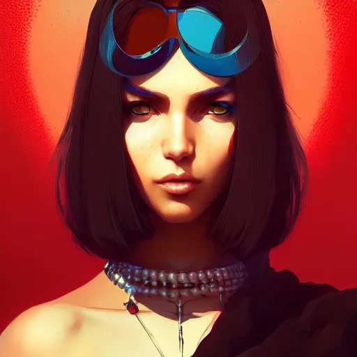 Image similar to a portrait of a beautiful apocalyptic gypsy, art by ilya kuvshinov and wlop and artgerm and josan gonzalez, digital art, highly detailed, intricate, sharp focus, trending on artstation hq, deviantart, pinterest, unreal engine 5, 4 k uhd image