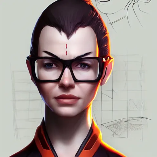 Prompt: gordon freeman as a woman, hd shot, concept art, artstation, by artgerm