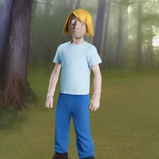 Prompt: finn the human as a real person, photo realistic