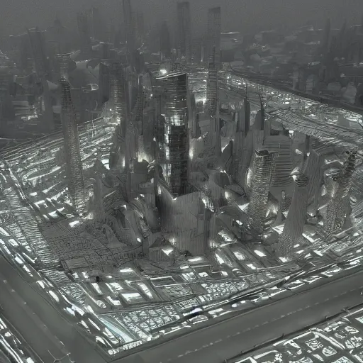Prompt: realistic photograph of concrete pyramid city , futuristic, 16:9, style of greig fraser, 4k, highly detailed
