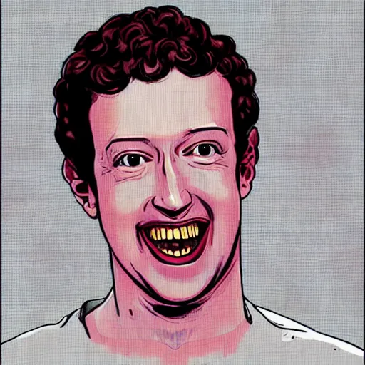 Image similar to mark zuckerberg as dracula