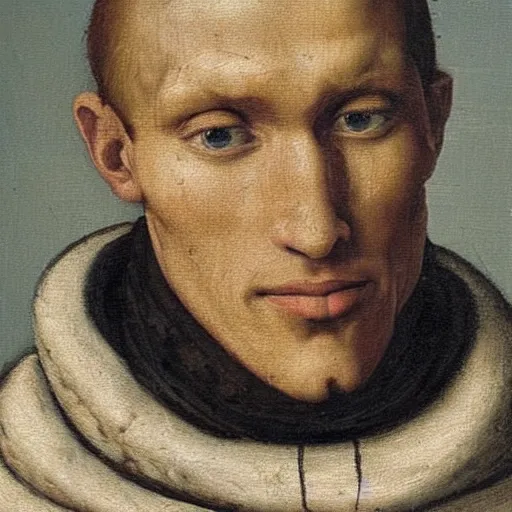 Image similar to A 15th century medieval renaissance oil painting of Jerma985, portrait of Jerma985, grainy, realistic, very realistic, hyperrealistic, highly detailed, very detailed, extremely detailed, very neat, very epic, very cool, detailed, trending on artstation