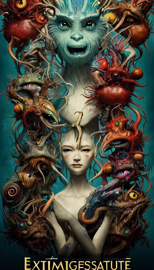 Image similar to exquisite imaginative imposing weird creature movie poster art humanoid anime movie art by : : james jean, imagine fx, weta studio