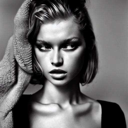 Image similar to very beautiful ukrainian model by terry o'neill