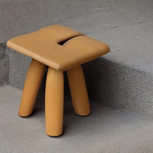 Image similar to the mandarinella stool by tadao ando