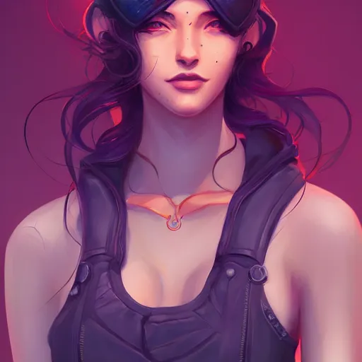 Image similar to a portrait of a beautiful biker, art by lois van baarle and loish and ross tran and rossdraws and sam yang and samdoesarts and artgerm and saruei, digital art, highly detailed, intricate, sharp focus, trending on artstation hq, deviantart, unreal engine 5, 4 k uhd image