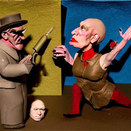 Image similar to january 6 insurrection claymation by otto dix, hyperrealistic, aesthetic, masterpiece