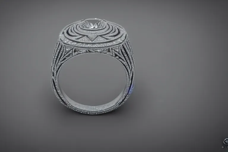 Image similar to diamond ring. super realistic 8 k render of a elegant, cinematic composition