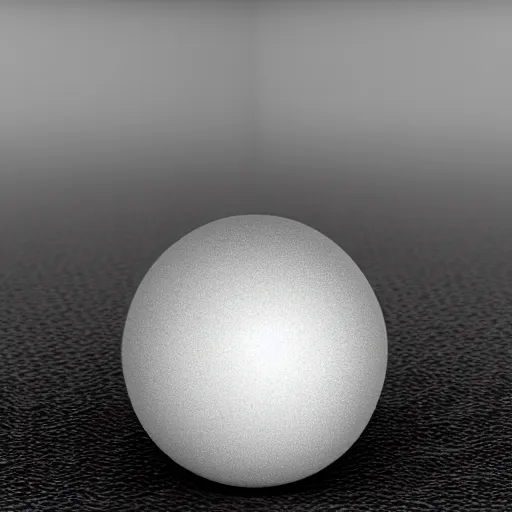 Image similar to centered rule of thirds 5 0 mm film still of a silver sphere orb, 3 d render octane, portrait, sharp focus