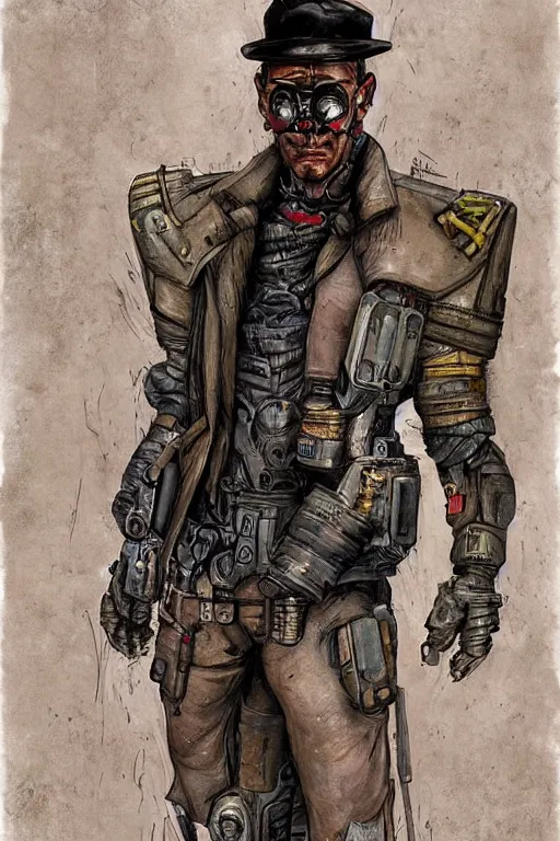 Image similar to portrait fashion model cyborg detective artwork by enki bilal