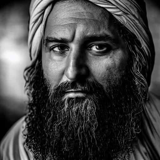 Image similar to 4 k portrait sony a 7 f 2. 8 of ron desantis as a taliban leader