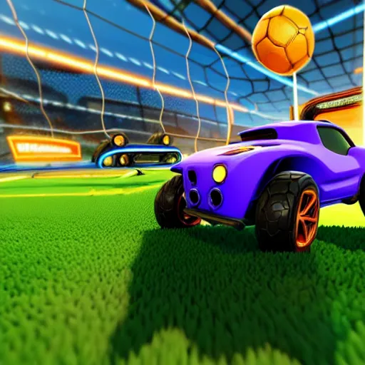 Image similar to fall guys bean on rocket league