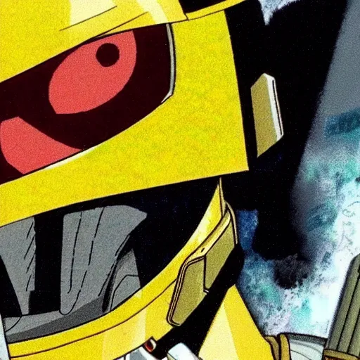 Image similar to amazing anime screenshot of Judge Dredd