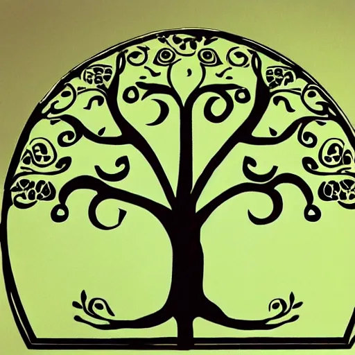 Image similar to kabbalah tree of life